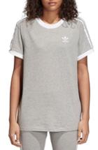 Women's Adidas Originals 3-stripes Tee - Grey