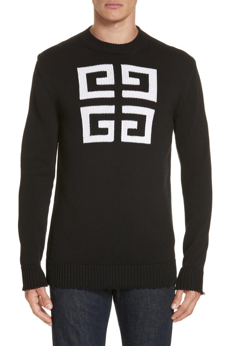 Men's Givenchy Logo Cotton Sweater