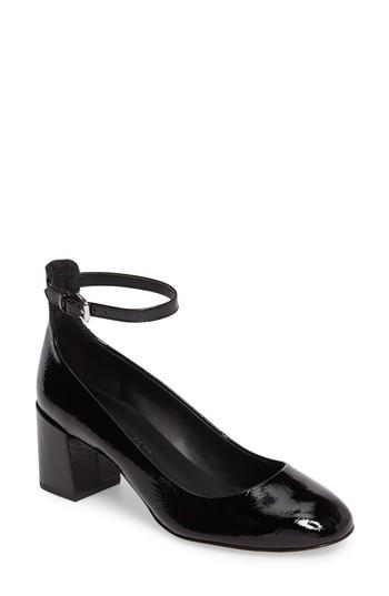 Women's Rebecca Minkoff Bridget Ankle Strap Pump .5 M - Black