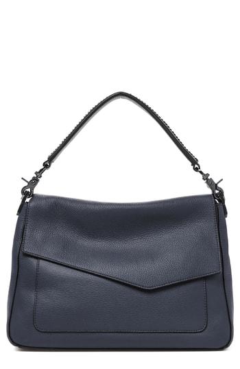 Botkier Cobble Hill Slouch Calfskin Leather Hobo - Blue