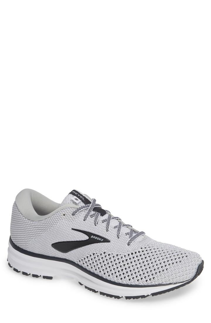 Men's Brooks Revel 2 Running Shoe .5 D - White