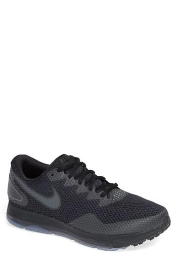 Men's Nike Zoom All Out Low 2 Running Shoe .5 M - Black