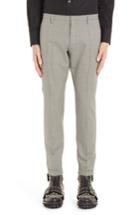 Men's Dsquared2 Houndstooth Slim Straight Leg Pants Eu - Black