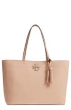 Tory Burch Mcgraw Leather Laptop Tote - Pink