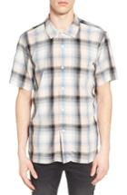 Men's Obey Myles Glen Plaid Woven Shirt
