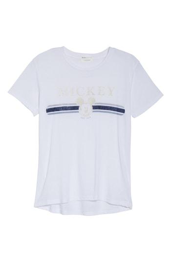 Women's David Lerner Gold Mickey Short Sleeve Tee