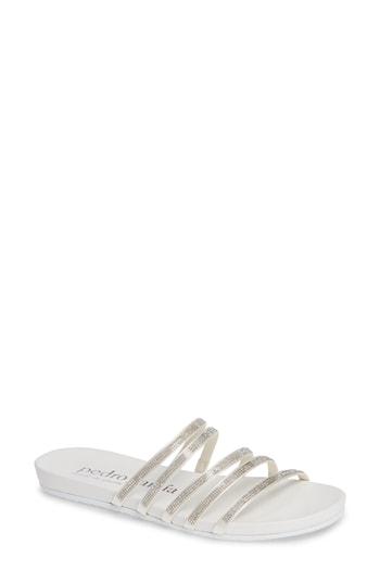 Women's Pedro Garcia Gala Slide Sandal Us / 37eu - White
