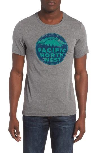 Men's Casual Industrees Pnw Distressed Graphic T-shirt