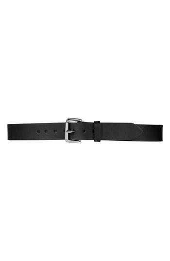 Men's Filson Bridle Leather Belt - Black/ Stainless