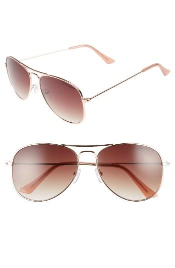 Women's Draper James 58mm Gradient Aviator Sunglasses - Pink