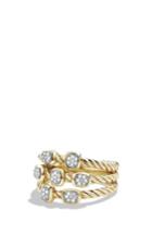 Women's David Yurman 'confetti' Ring With Diamonds In Gold