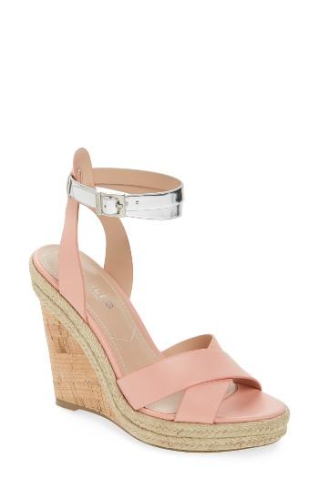 Women's Charles By Charles David Brit Wedge Platform Sandal M - Pink