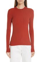 Women's Acne Studios Ribbed Wool Blend Sweater - Red