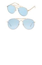 Women's Perverse Crisp Aviator Sunglasses - Blue/ Gold