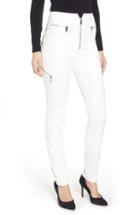 Women's Tiger Mist Lennon Zip Detail Faux Leather Pants - White