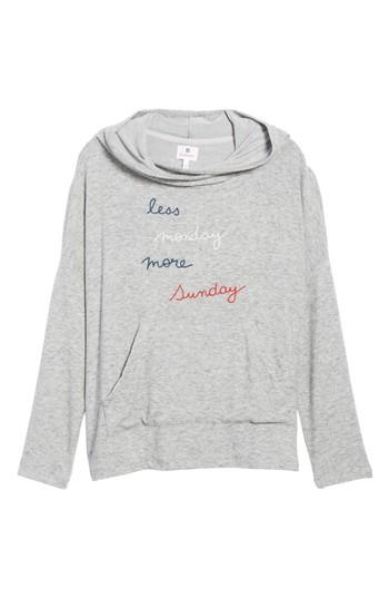 Women's Sundry Less Monday More Sunday Hoodie