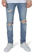 Men's Topman Destroyed Stacker Jeans