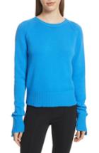 Women's Helmut Lang Frayed Cashmere Sweater - Blue