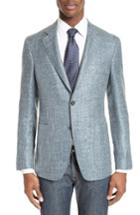 Men's Canali Kei Classic Fit Unconstructed Wool Blend Blazer