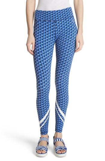 Women's Tory Sport Print Leggings - Blue