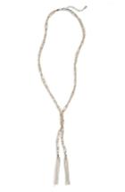 Women's Canvas Jewelry Braided Loop Chain Necklace