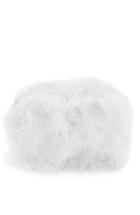 Topshop Riga Feather Crossbody Bag - White