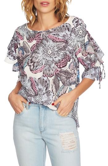 Women's 1.state Ruffle Tie Sleeve Blouse