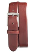 Men's Bosca Heritage Leather Belt - Dark Brown