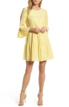 Women's Maggy London Gingham Swing Dress - Yellow