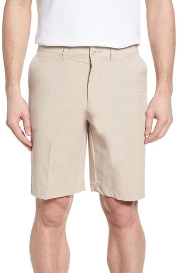 Men's Johnnie-o Wyatt Fit Stretch Shorts, Size 36 - Beige