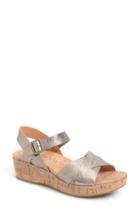 Women's Kork-ease 'myrna 2.0' Cork Wedge Sandal M - Metallic