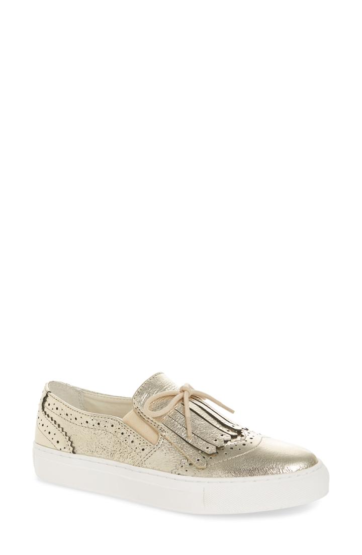 Women's 1901 Parks Kiltie Sneaker M - Metallic
