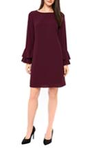 Women's Wallis Double Bell Sleeve Shift Dress Us / 8 Uk - Purple