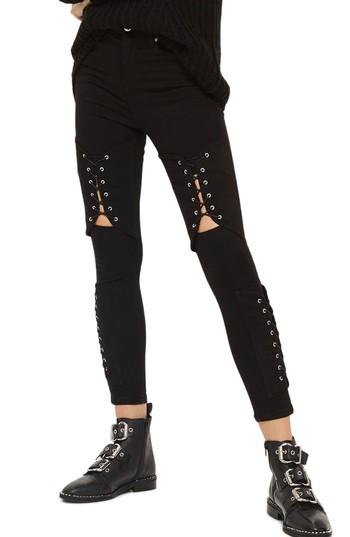 Women's Topshop Jamie Corset Leg High Rise Jeans