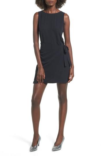 Women's Mimi Chica Wrap Skirt Dress - Black