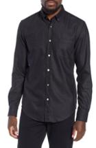 Men's Boss T-rafael Long Sleeve Slim Fit Flannel Sport Shirt - Grey