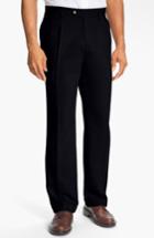 Men's Cutter & Buck Double Pleated Microfiber Pants X 32 - Black