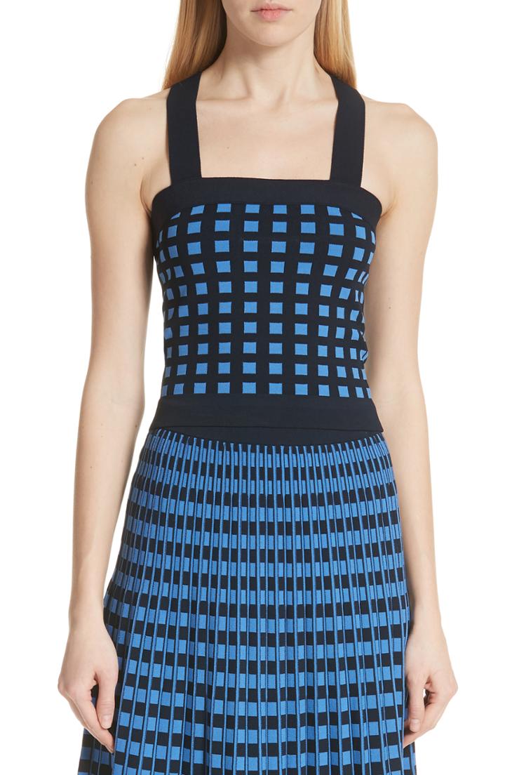 Women's Derek Lam 10 Crosby Knit Cross Back Top