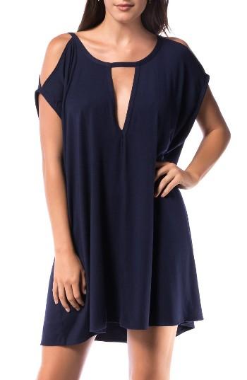 Women's Robin Piccone Cold Shoulder Cover-up - Blue