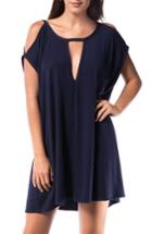 Women's Robin Piccone Cold Shoulder Cover-up - Blue