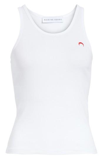 Women's Marine Serre Logo Tank