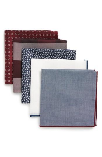 Men's The Tie Bar 5-pack Pocket Squares