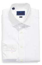 Men's David Donahue Trim Fit Dress Shirt .5 - 32/33 - White