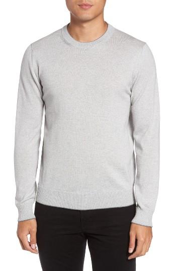 Men's Eleventy Virgin Wool Crewneck Sweater - Grey