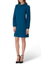 Women's Tahari Crepe Shift Dress - Blue/green