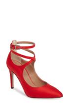 Women's Lewit Carita Ankle Wrap Pump .5us / 39.5eu - Red