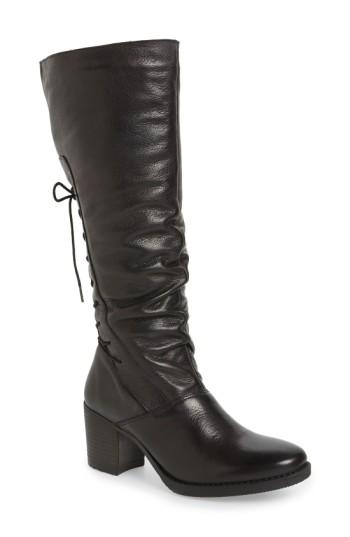 Women's Bos. & Co. 'fyllis' Waterproof Boot -8.5us / 39eu - Black