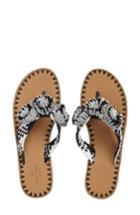 Women's Kate Spade New York Idette Fringe Flip Flop .5 M - Black