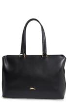 Longchamp Honore 404 Leather Tote - Black