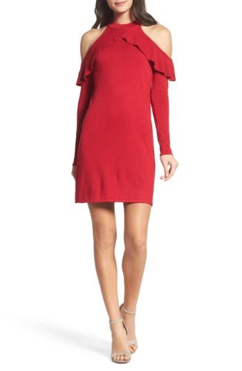 Women's Ali & Jay Love At First Sight Cold Shoulder Dress - Red